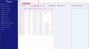 Tenantor Property Management System Customer Screen
